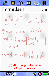 Formulae 1 Splash-Screen